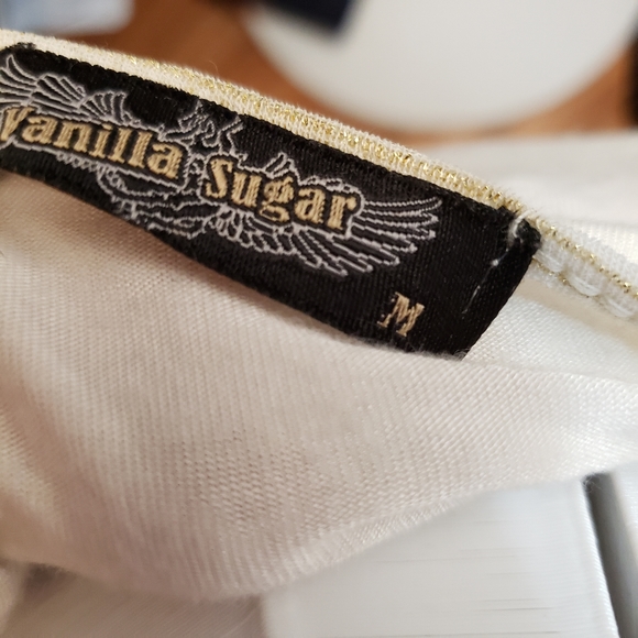 M Vanilla Sugar Sleeveless Gold thread cute - Picture 2 of 6